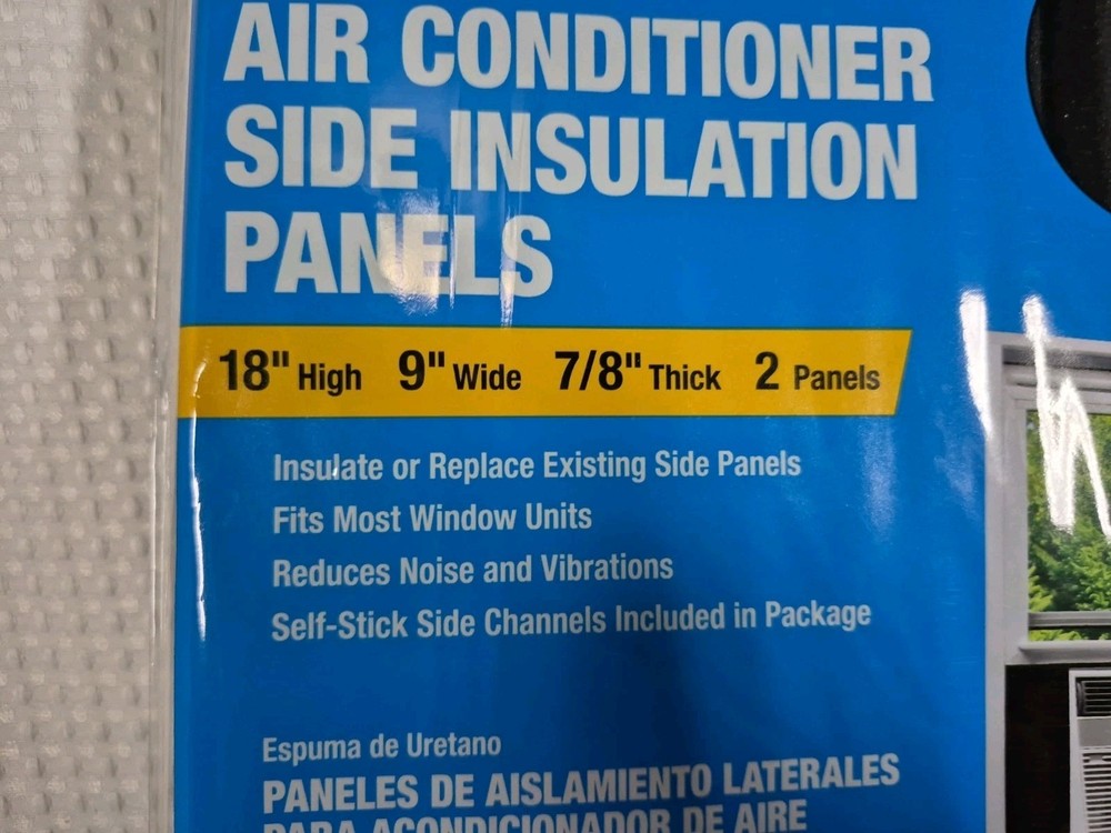 Frost King Window Air Conditioner Foam Side Insulation Panels 18 x 9 x 7/8 AC14