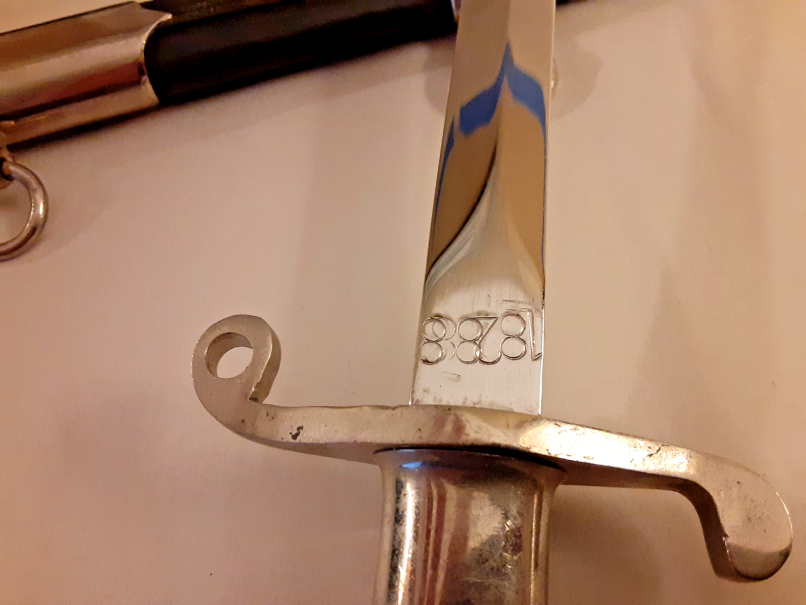 Vintage Polish Officer Presentation Dagger and Scabbard – with name plate.