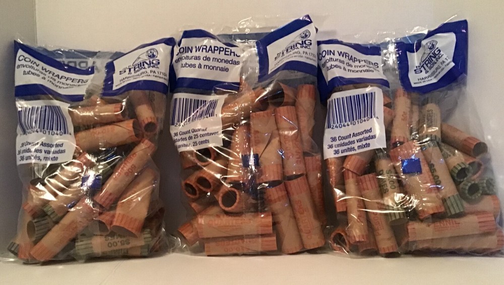 Preformed Coin Wrapper Bundle