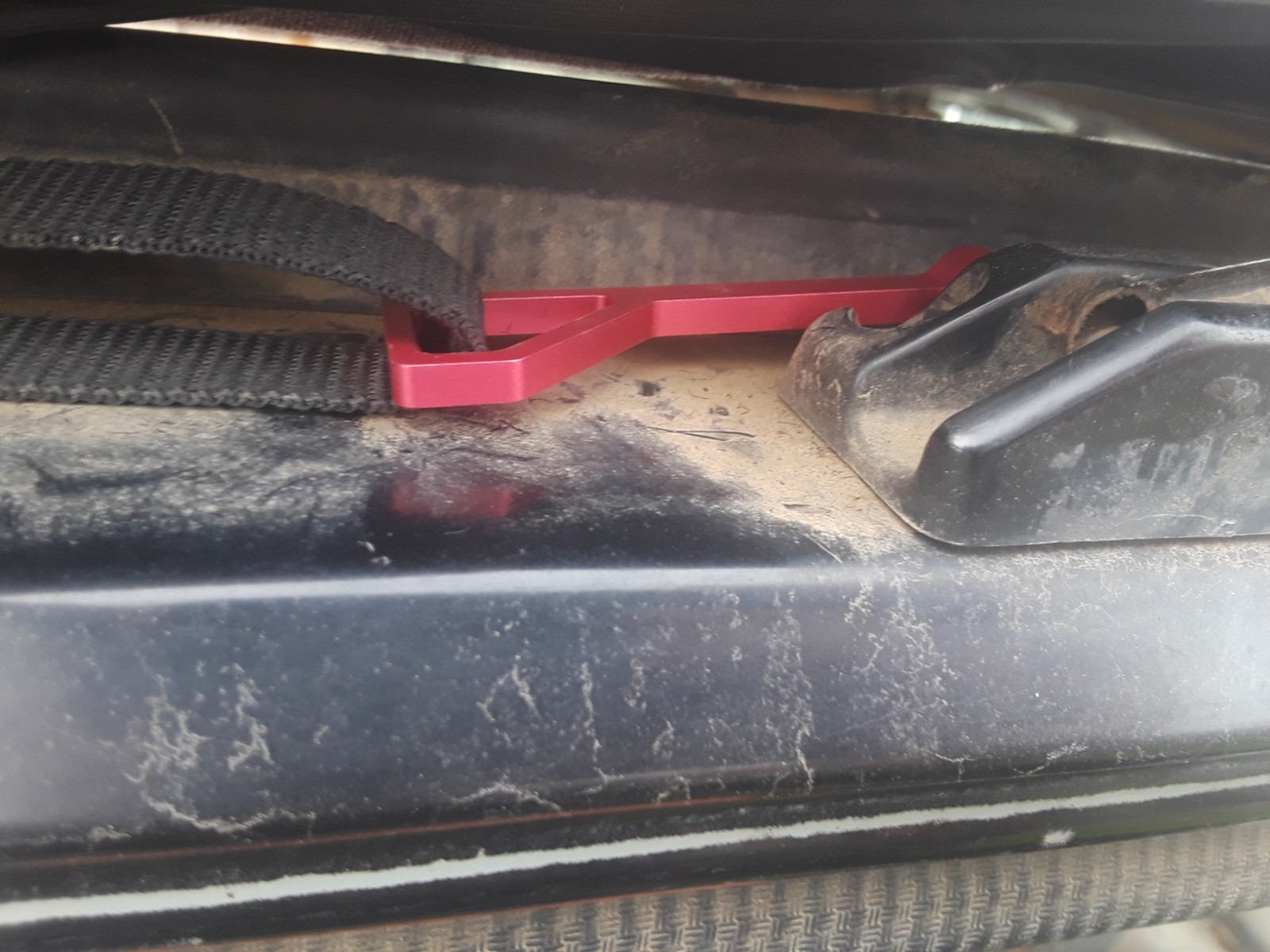 Billet Aluminum Geo Tracker/Suzuki Sidekick Soft Top Strap Tensioners (Set of 2)