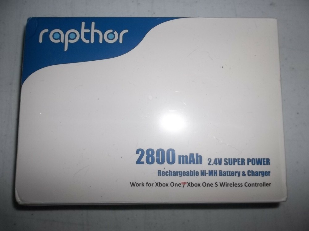 Rapthor 2800mah Rechargeable Battery for Xbox 1 S Wireless Controller
