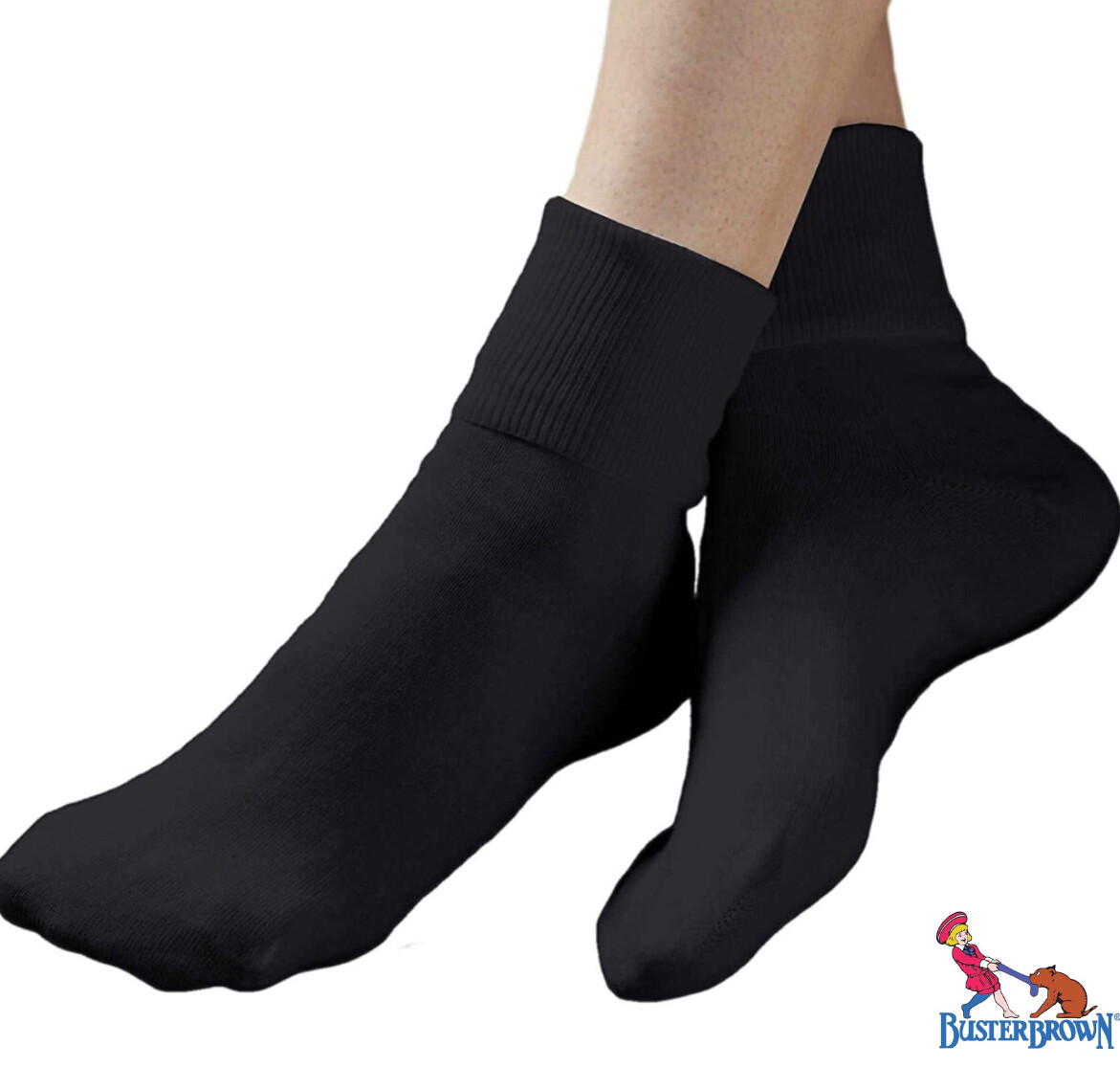 BUSTER BROWN Womens Cotton Socks Bobby Socks 100% Cotton Ankle Socks for Women