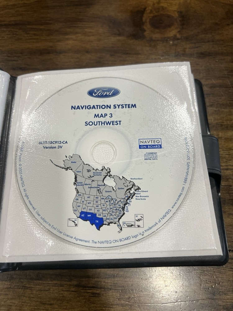 Ford NAVIGATION SYSTEM 2005 Map Disc 11 Disc SET 6L1T-18C912-AA