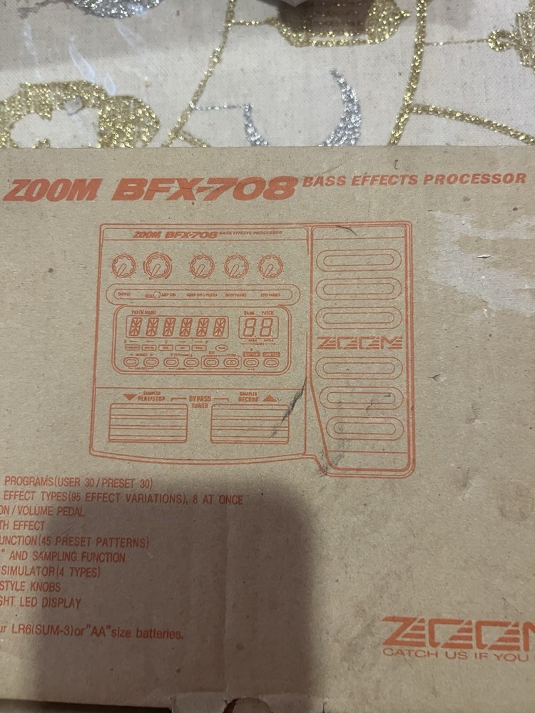 Zoom BFX-708 Bass Effects Processor