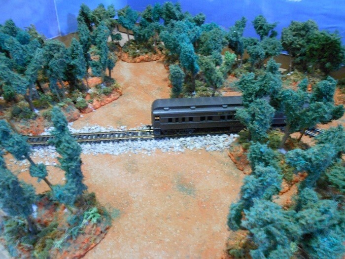 4 Forest Terrain Modules for Wargames, HO Scale Model Train Layout, Scenery
