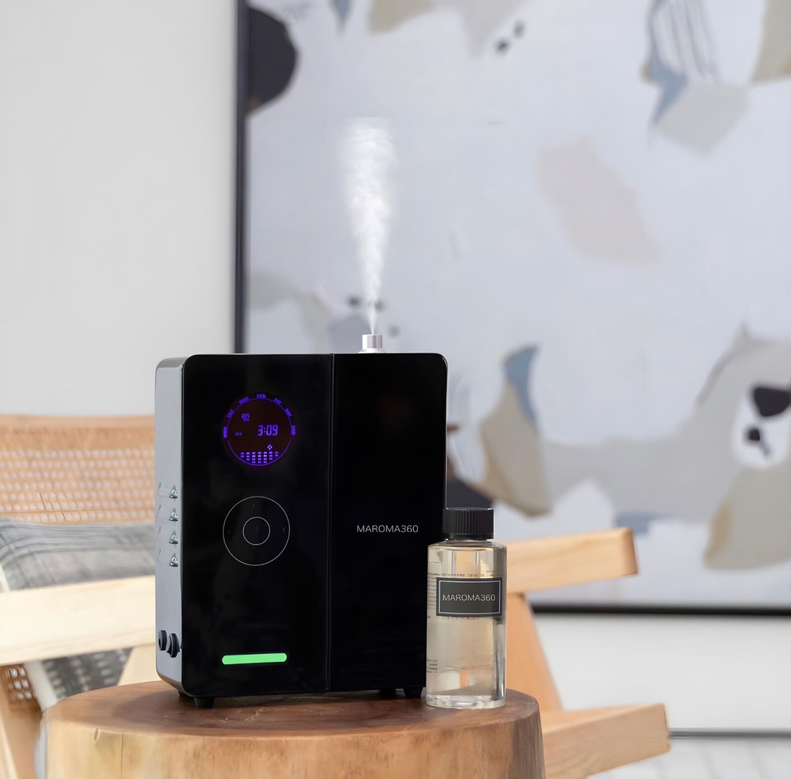 BLACK Davinci360 HVAC Ready Scent Diffuser 200mL / Aroma360 For 1950 Sqft Plus