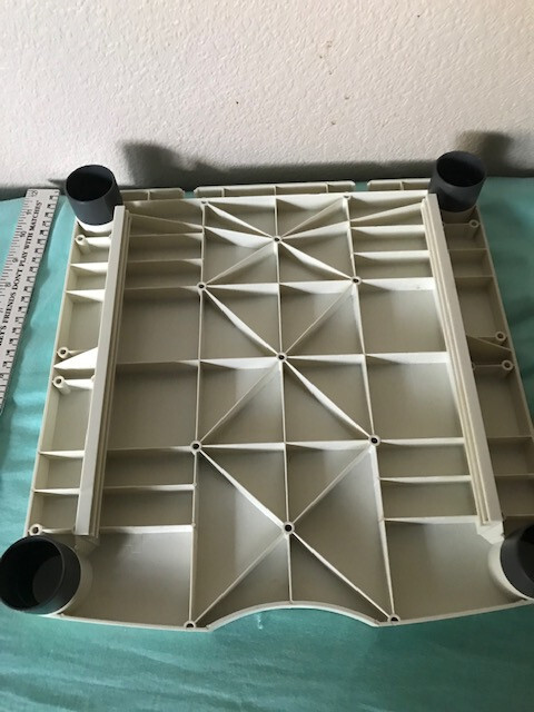 Platform for computer with ability to slide the tray