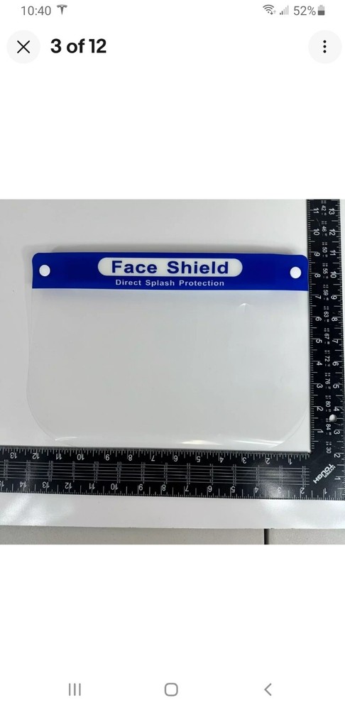 Face Shield Direct Splash Protection RF001 (5-Pack)