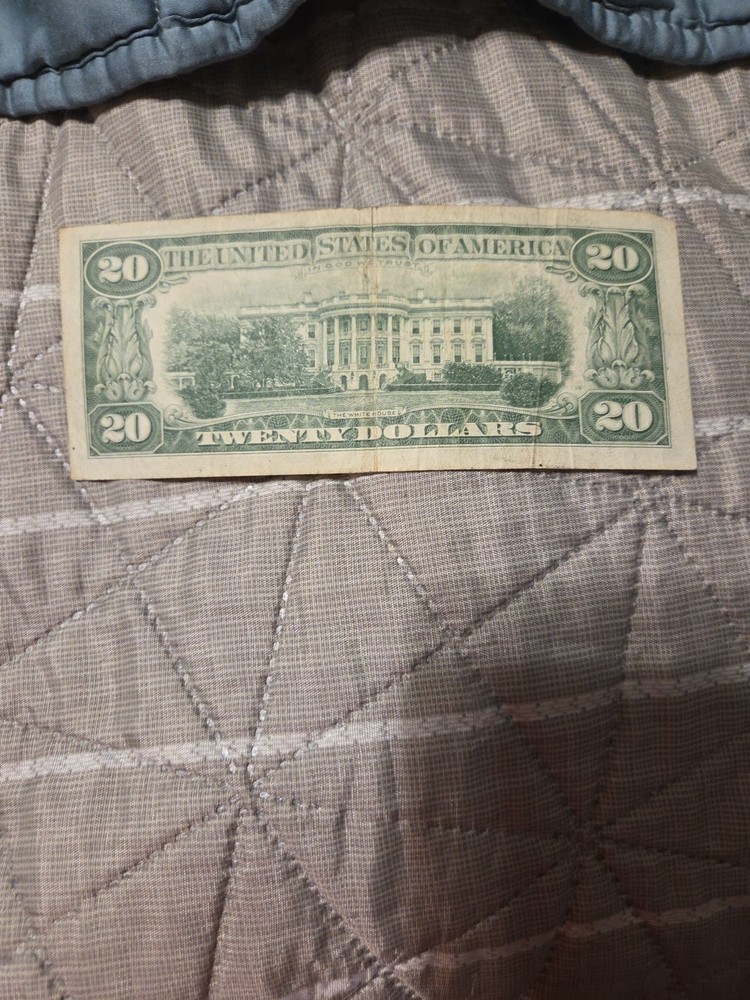 1963a $20 Bill Rare Misprint /Uneven Cut Error