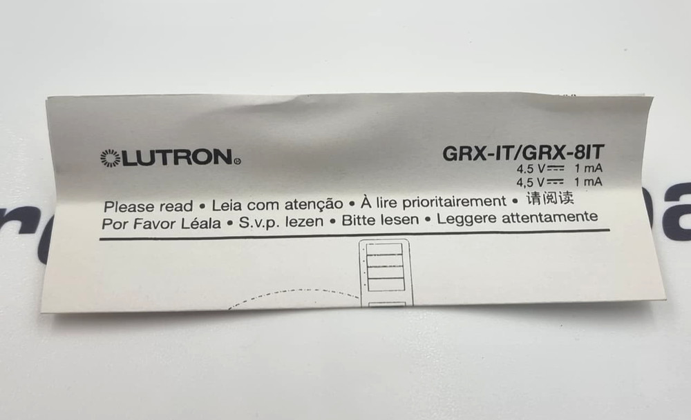 LUTRON GRX-IT-WH Remote Control Transmitter