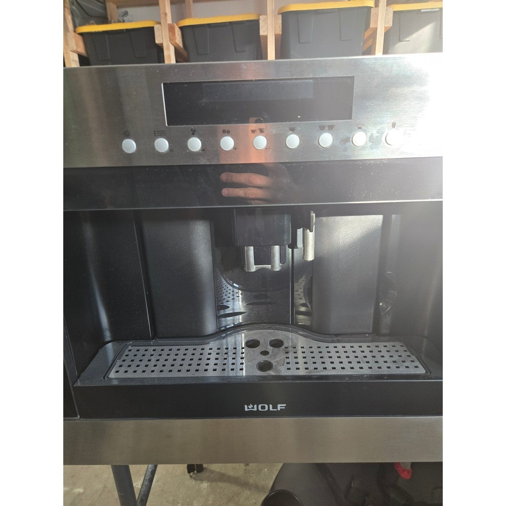 Wolf EC24S Built-In Coffee Maker Machine System Stainless W/ Mounting Brackets