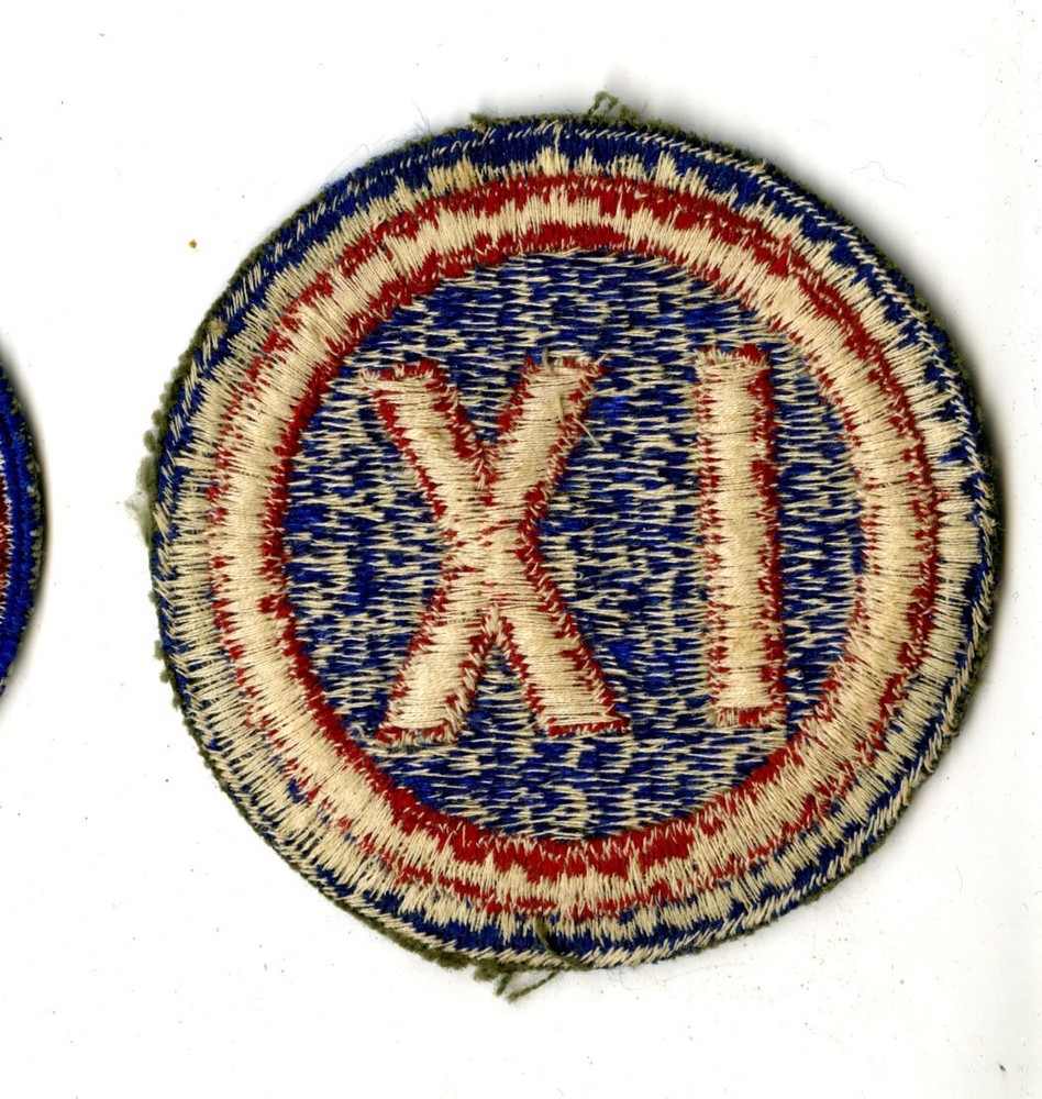 IX Corps White Back Patch WWII Vintage Pacific Theater