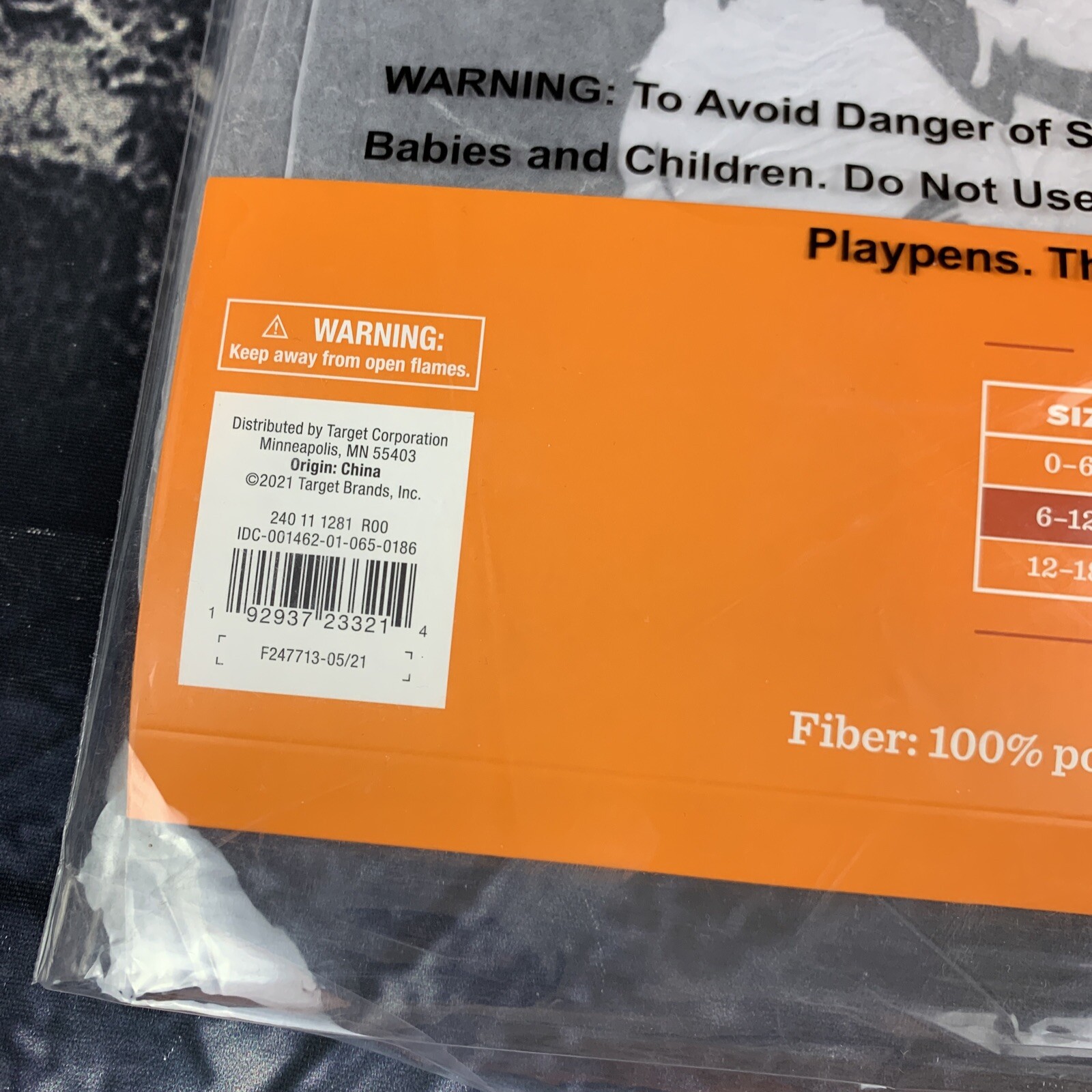 Hyde & Eek 6-12 Month Skeleton Hooded Costume Jumpsuit