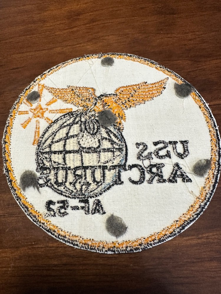 Vintage US Navy USS Arcturus AF-52 Store Ship Patch