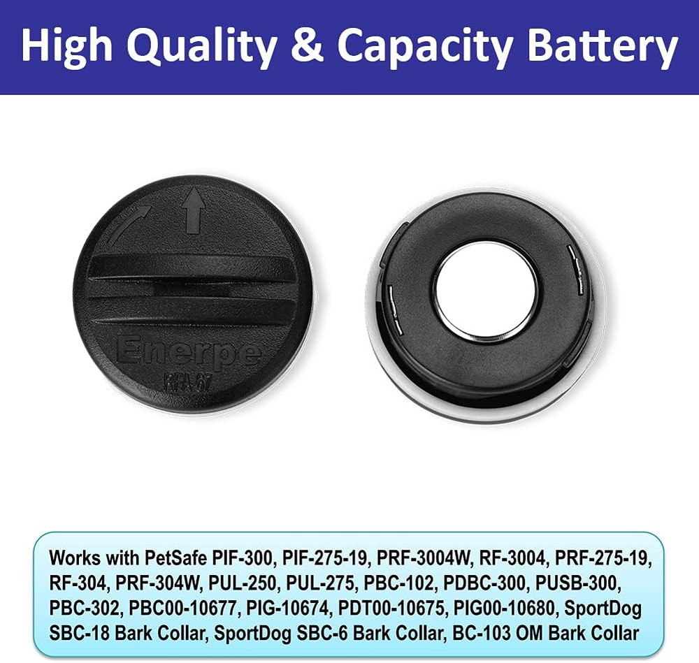 10 Pack RFA-67 6V Replacement Battery for Pet Safe Electronic Collars