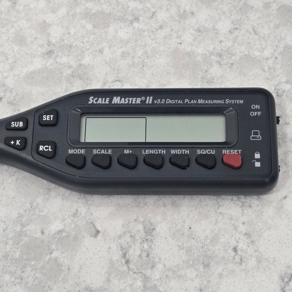 Scale Master II v3.0 6130 Digital Plan Measuring System w/ Case Needs Batteries