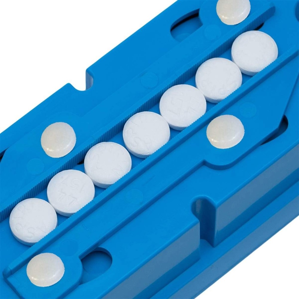 Multiple Pill Splitter-Accurate Pill Alignment Sturdy Cutting Blade & Blade Guar