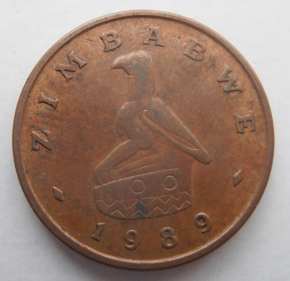 ZIMBABWE 1 CENT 1989