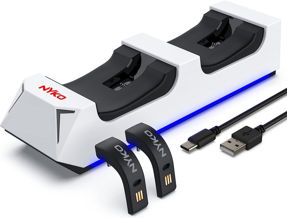 NYKO [ Charge Base Dual ] DualSense Controller Charging Station (PS5) New