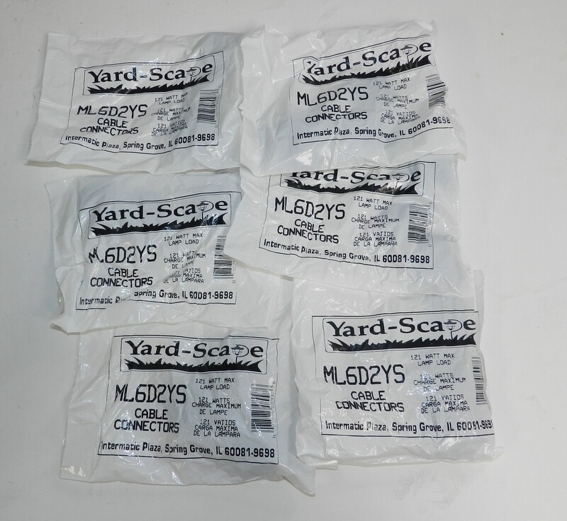 6 Intermatic Yard Scape ML6D2YS Cable Connectors 121 Watt Max