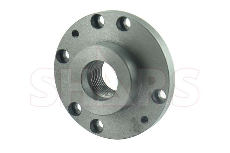 5" Fully Machined Threaded Back Plate 1-1/2-8 For 3 or 4 Jaw Self Center Chuck #