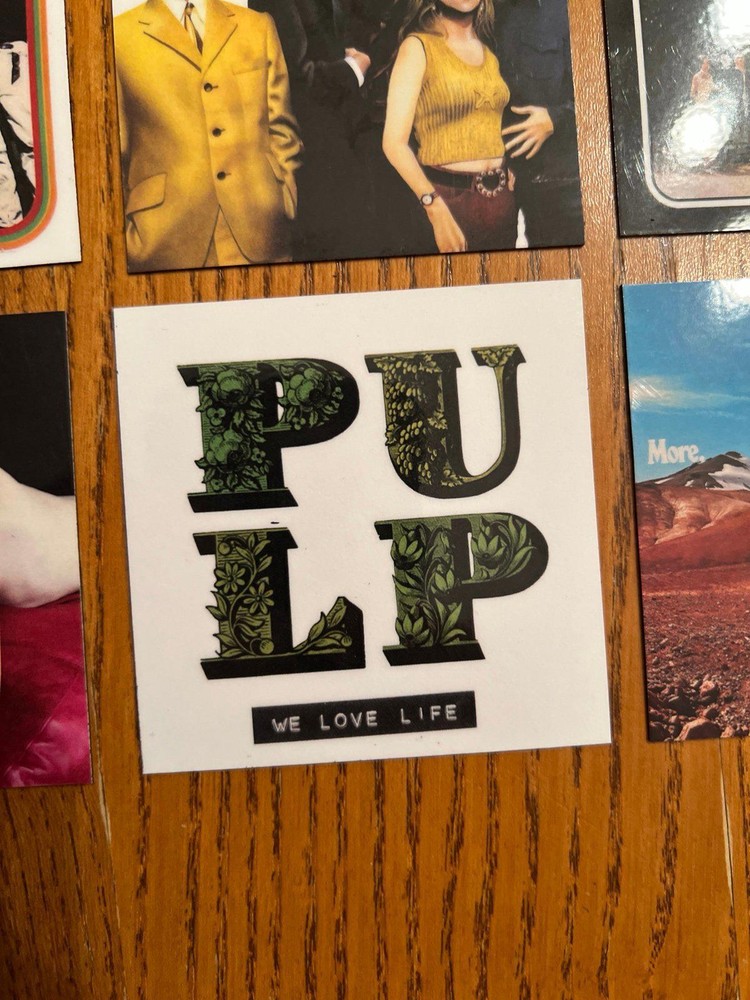 Pulp fridge magnets