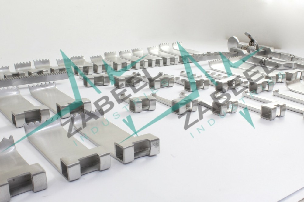 McCulloch Micro Discectomy Lumbar Retractor 38 PCs Silver Set