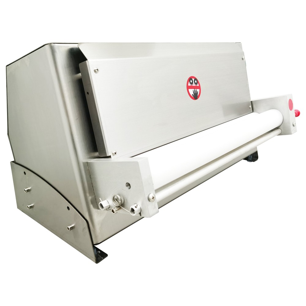 Electric Single-roll Pizza Dough Cake Press Dough Roller Machine 4"-19" 110V