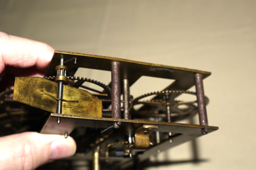 Antique Forestville 8 Day Weight Driven Clock Movement