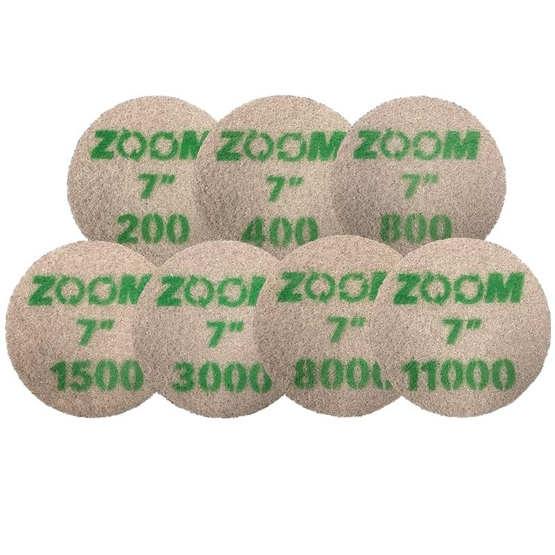 Zoom Pads (7") Diamond 800 Grit