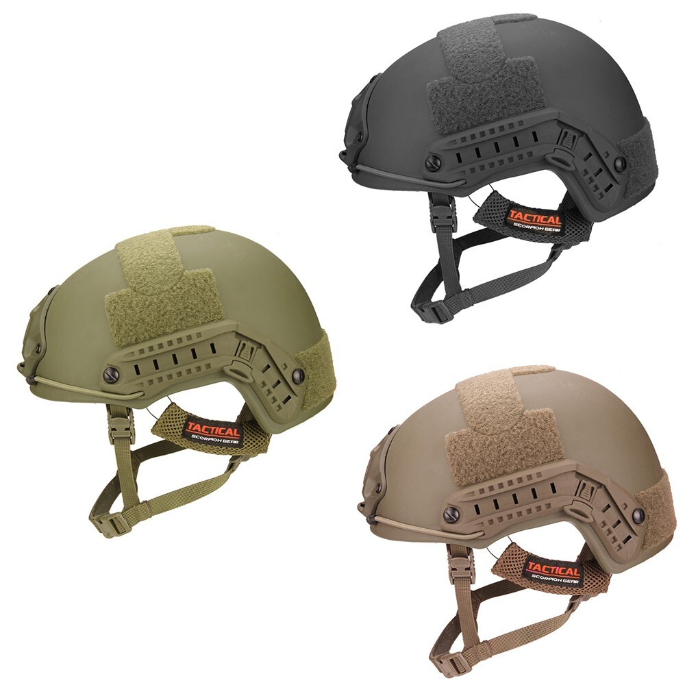 Tactical Scorpion Gear FAST Level IIIA UHMWPE Ballistic Helmet  - Color Choices