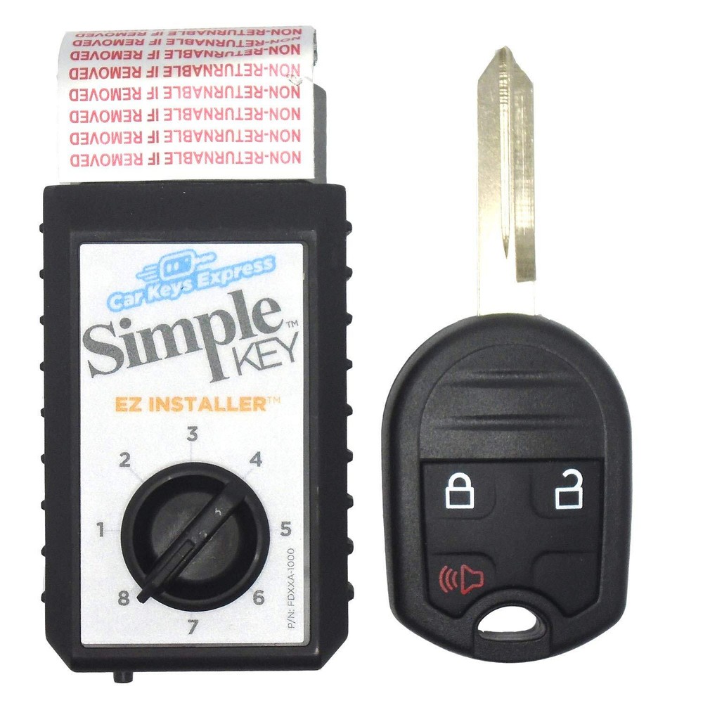 Simple Key, Key Fob and Key Programmer 3 Button Keypads, Key Replacement Remote