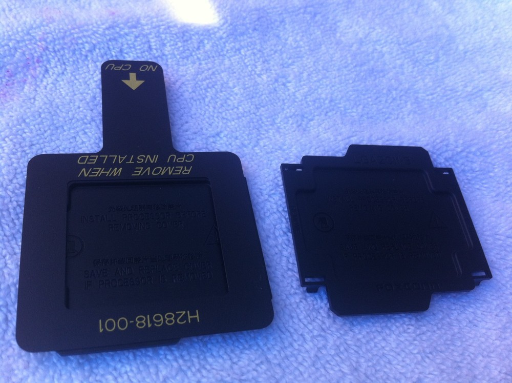 2 pcs FOXCONN  LGA2011-3   LGA2011-V3  CPU SOCKET COVER  ORIGINAL-BLACK
