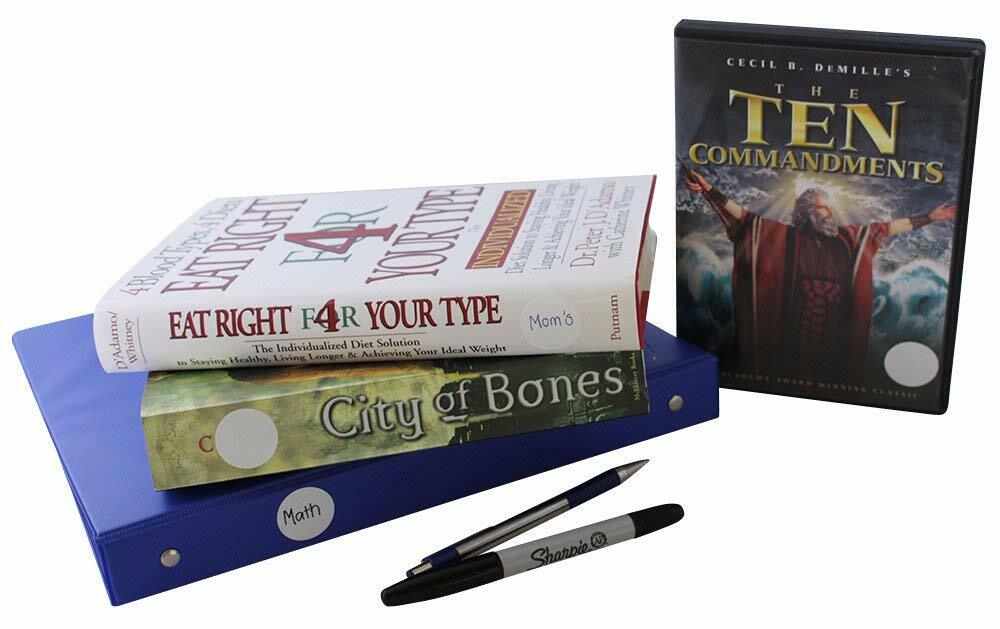 Round Dot Removable Stickers 15mm Assorted Color Coding Circle ~ 5/8 Inch Labels