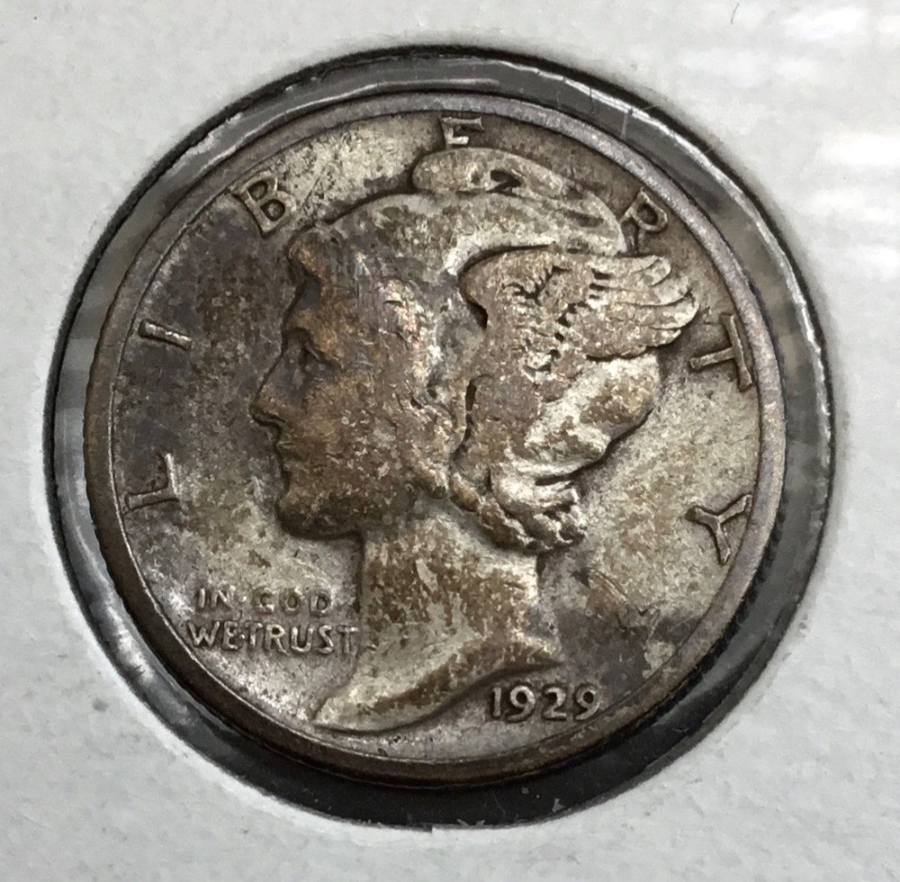 1929-S  10C Mercury SILVER Dime