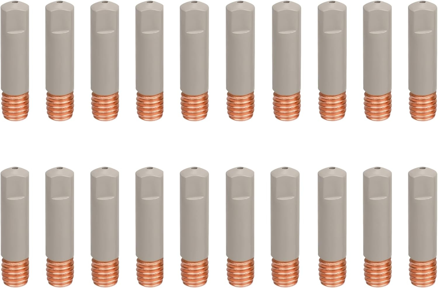 Mig Welder Tips 20-Pack Welding Tips with Non-Stick Coating; .035” Ø0.9Mm Cerami