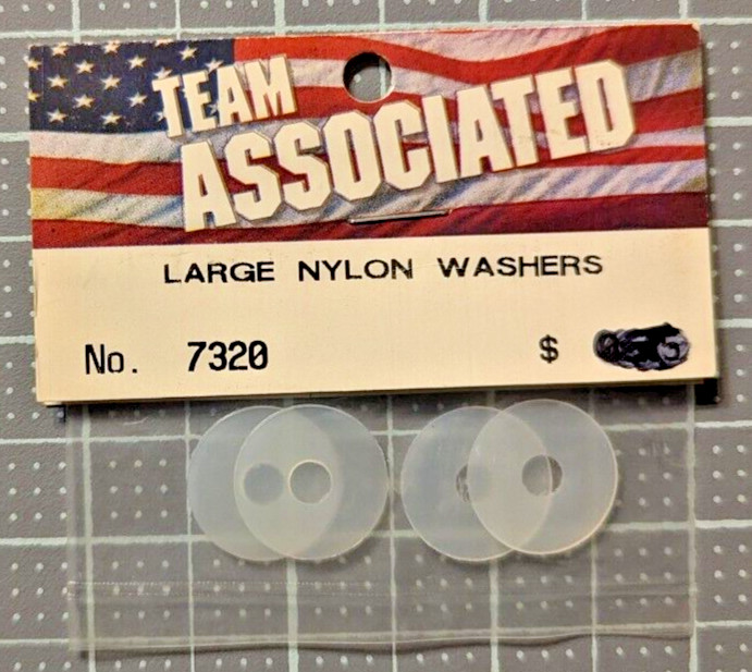 7320	Team Associated Large Nylon Washers (4)