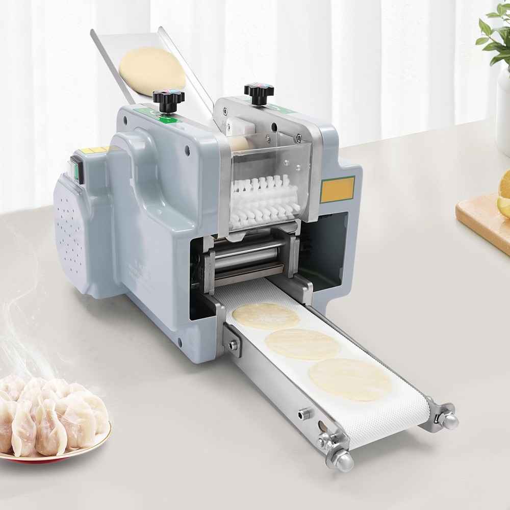 USED110V Dumpling Wrapper Maker 60 Pieces/Min SilverAutomaticDumplingSkinMachine