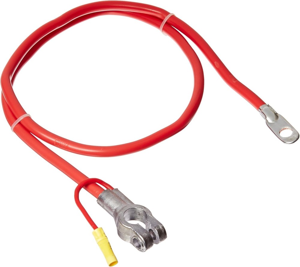 Deka Post Terminal Battery Cable, 43in. 4ga, Red