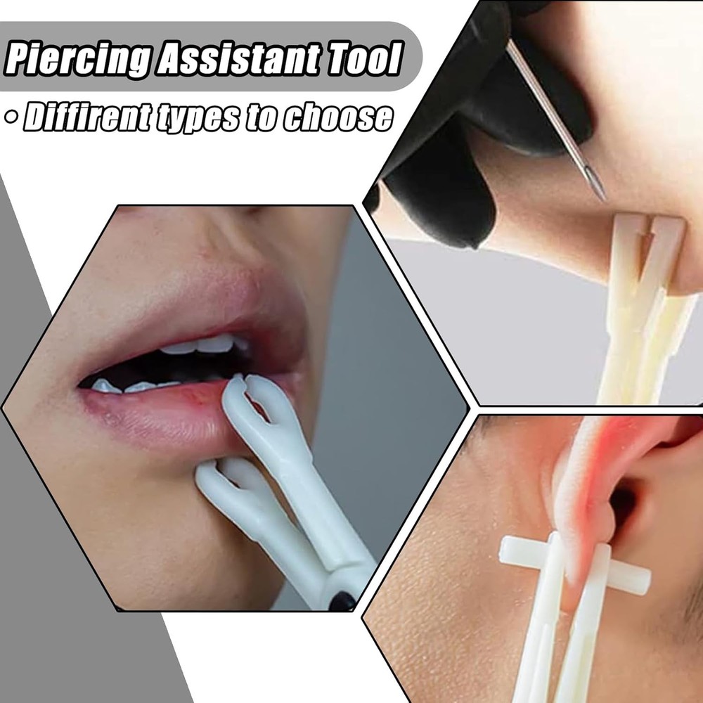 Disposable Triangle Slotted Piercing Clamps 10 Pack - Triangle/10pcs