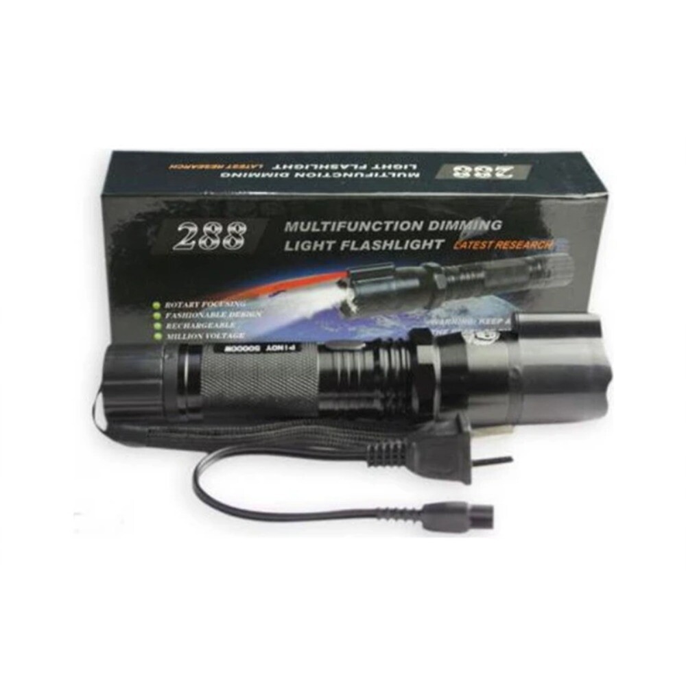 Stun Gun 700 BV Heavy Duty Metal Rechargeable LED Flashlight