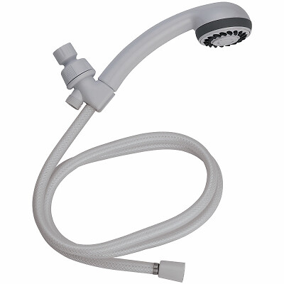 HomePointe 228617 Handheld Shower Head, 3 Settings, White Plastic - Quantity 1