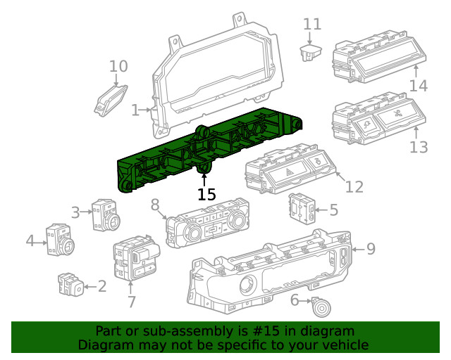Genuine GM Switch Housing 85537501