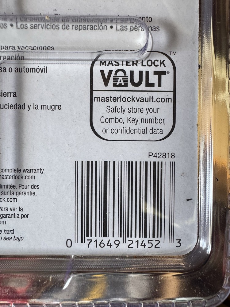 (New Sealed) Master Lock 5401D Wall Mount Lock Box / Key Security Safe