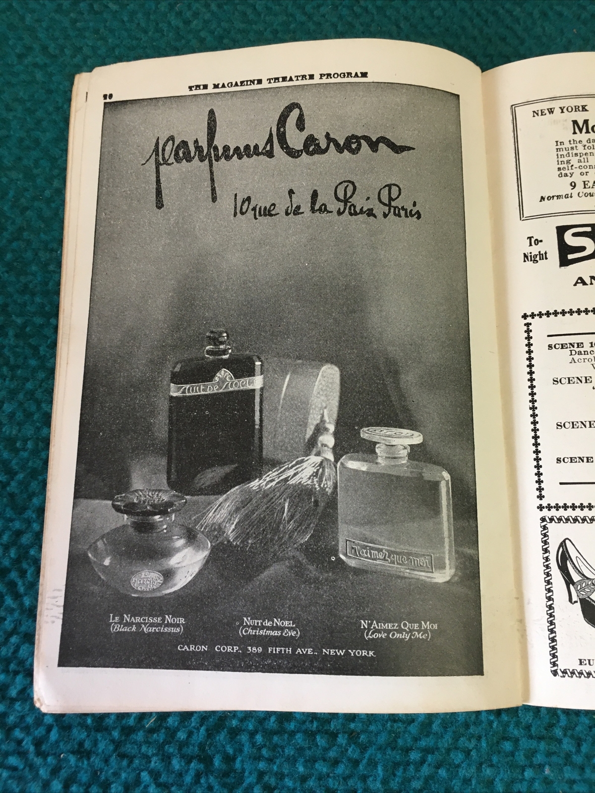 1925 Vintage : NEW AMSTERDAM THEATRE "Ziegfeld Follies" BROADWAY PLAYBILL