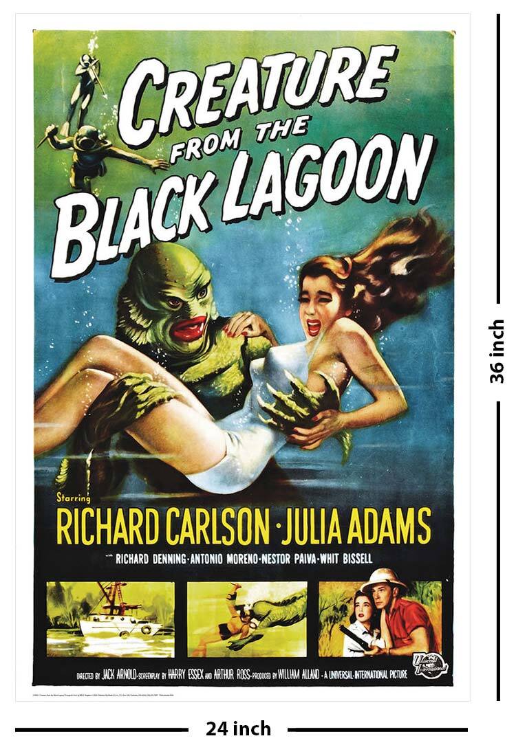 Creature from the Black Lagoon Movie Poster - 24" x 36"
