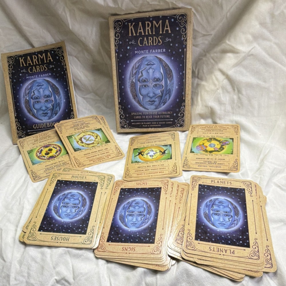 Monte Farber Karma Cards Astrology Deck with Guidebook