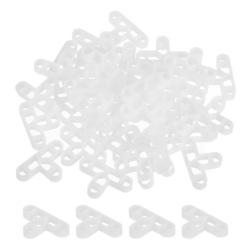 300Pcs Wall Floor Tile Plastic T-Shape Spacers Tiling Tools 10mm 3/8" White