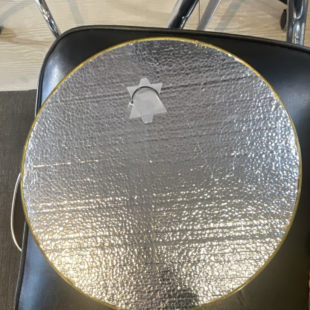 Double-sided Round Silver Photo Studio Reflector