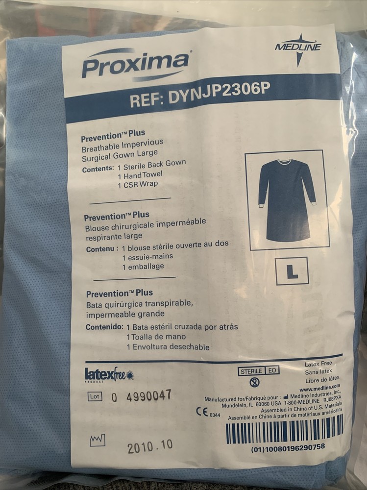PPE Gown Lg. NIB. Proxima
